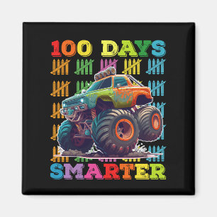 Aimant 100 Jours Camion Monster Smarter 100e jour École
