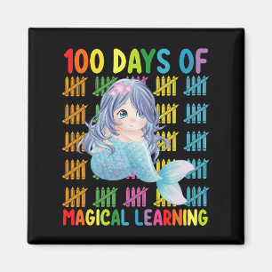 Aimant 100 jours d'apprentissage magique École de sirène
