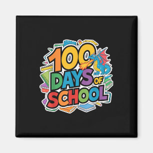 Aimant 100 Jours De Dragon Scolaire Thème Enfants Enseign