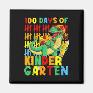 Aimant 100 Jours De Maternelle Dinosaure 100E Jour De