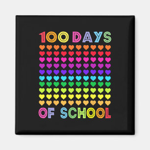 Aimant 100 Jours D'École Et Toujours Aimer Il Coeur 100T