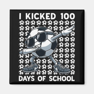 Aimant 100 Jours D'école Football Dabbing 100ème Jour De 