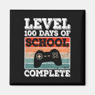 Aimant 100 Jours D'École Jeux Vidéo Gamer Boys Complets