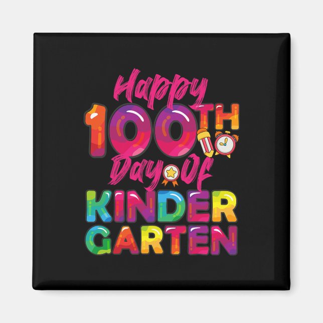 Aimant 100 Jours Tous Étudiants Professeur Joyeux 100E Jo (Devant)