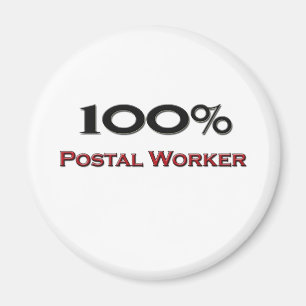 Aimant 100 % Travailleur postal