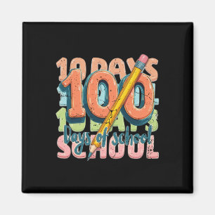 Aimant 100E Jour De L'École Costume Drôle Pour Les Enfant