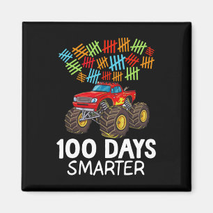 Aimant 100e Jour De L'École Monster Camion Toddler 100 Jo