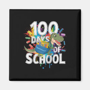 Aimant 100e jour drôle tenue enseignant & élève 100 D