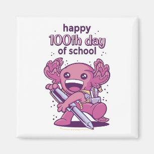 Aimant 100ème jour d'invitation à l'école