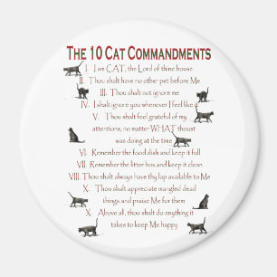 Aimant 10 Commandements CAT