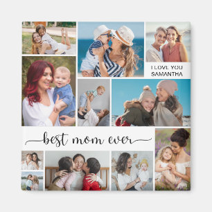 Aimant   11 Collage Photo Meilleure Maman Ever
