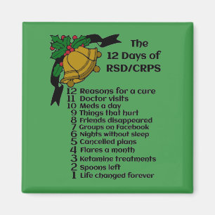 Aimant 12 jours de Noël...RSD/CRPS