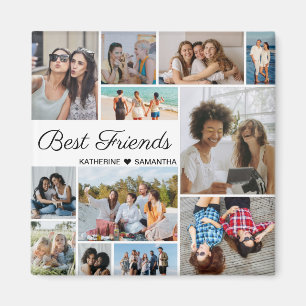 Aimant 12 Photo Collage Meilleurs Amis Pour Toujours