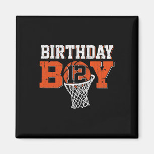Aimant 12e anniversaire garçon Bysketbyll Lover 12 ans Bd
