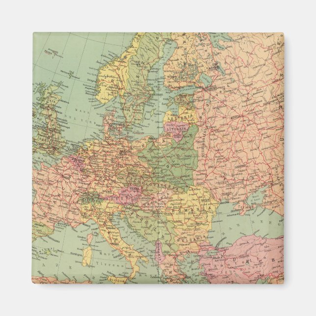 Aimant 1314 Europe politique (Devant)