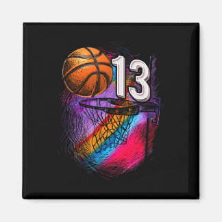 Aimant 13 ans 13e anniversaire Basketball Ado officiel
