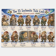 13 lutins islandais de Noël à reykjavik