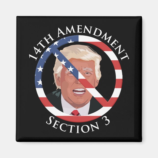 Aimant 14e amendement anti-Trump (Devant)