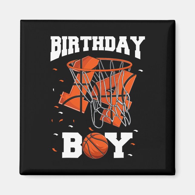 Aimant 14e anniversaire Bysketbyll Kids (Devant)