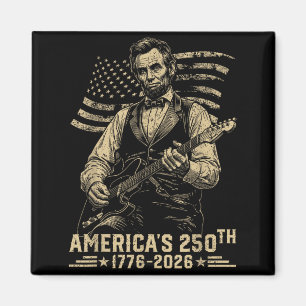 Aimant 16e président jouant de la guitare 4 juillet 250e