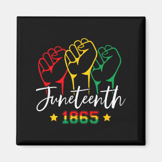 Aimant 1865 juneteenth célèbre la liberté des afro-améric