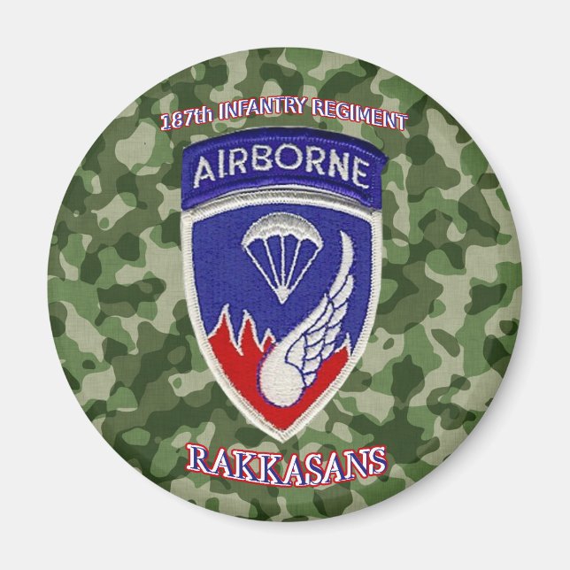 Aimant 187e régiment d'infanterie (Devant)