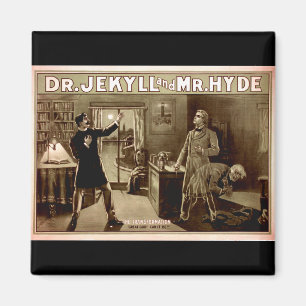 Aimant 1880s de Dr. Jekyll et de M. Hyde Vintage