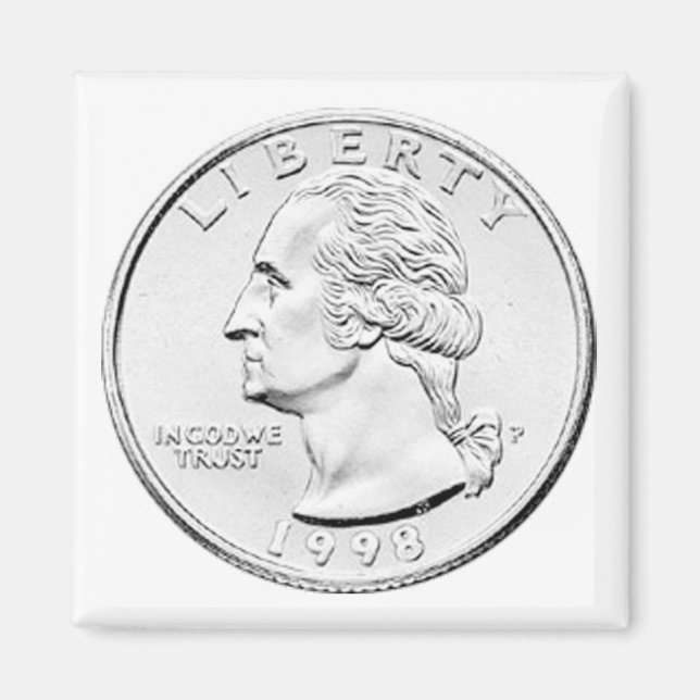 Aimant 1998 Ben Franklin Quarter Dollar produits (Devant)