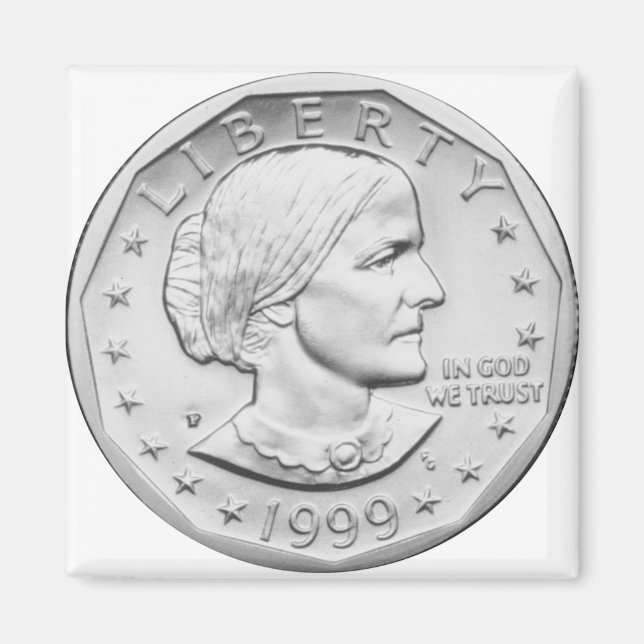 Aimant 1999 Susan B. Anthony Dollar Produits (Devant)
