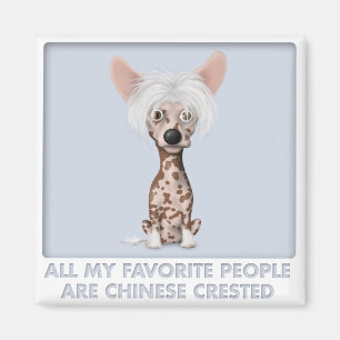 Aimant 1 favori crêté chinois