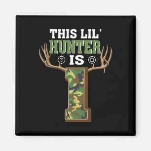 Aimant 1er Anniversaire Chasse Cerf 1 An Chasseur