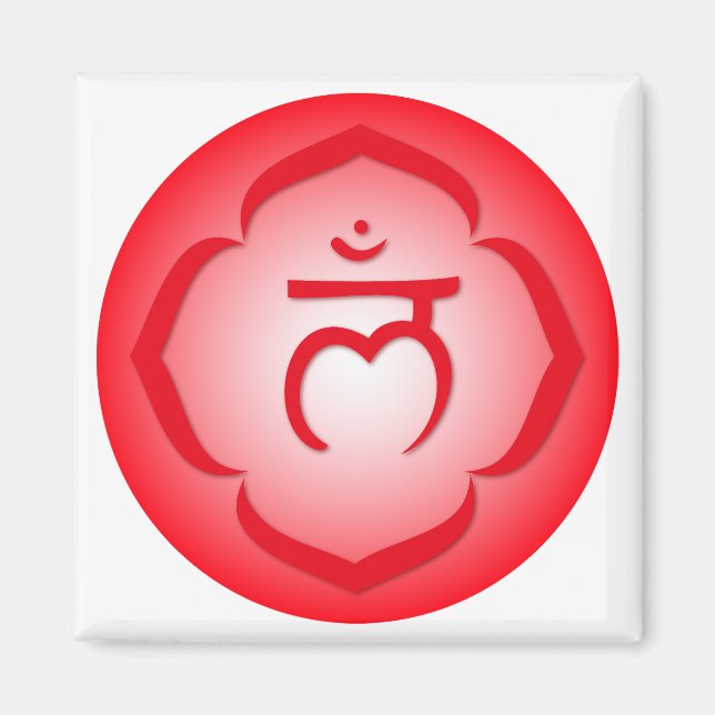 Aimant 1er Chakra - Muladhara (Devant)