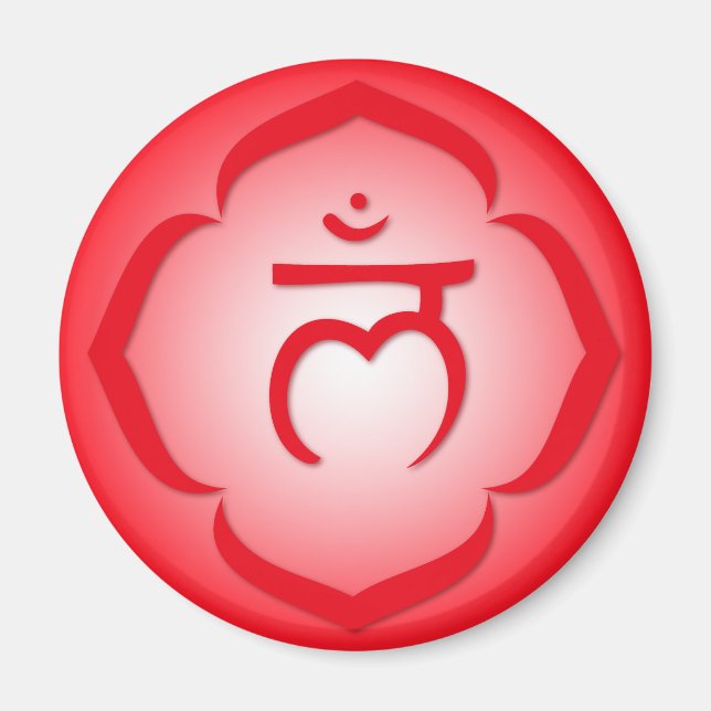 Aimant 1er Chakra - Muladhara (Devant)