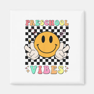 Aimant 1Er Jour De L'École Vibes Amusants Enseignants Nur