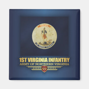 Aimant 1ère infanterie de Virginie (f10)