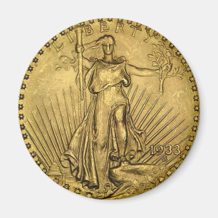 AIMANT 20 $ GOLD PIECE