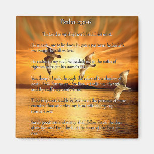 Aimant 23:1 de psaume - 6 le seigneur Is My Shepard