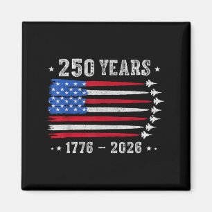 Aimant 250 Ans 1776 2026 Anniversaire USA pour Hommes Fem