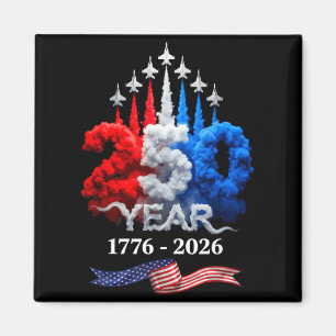 Aimant 250 Ans Américain 1776 2026 250e Anniversaire 4 Ju