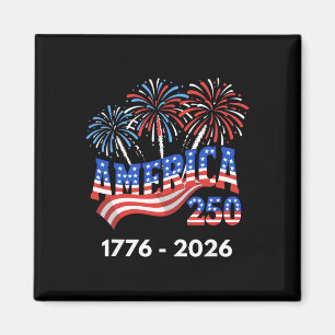Aimant 250 Ans d'Amérique Anniversaire 250e Indépendance