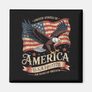 Aimant 250e anniversaire des États-Unis d'Amérique 1776