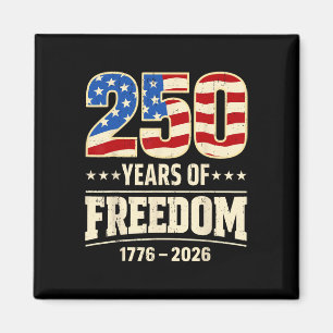 Aimant 250e anniversaire États-Unis 4 juillet Patriotique