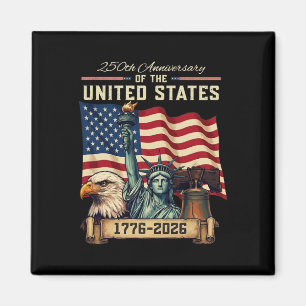 Aimant 250e anniversaire États-Unis Drapeau américain pat