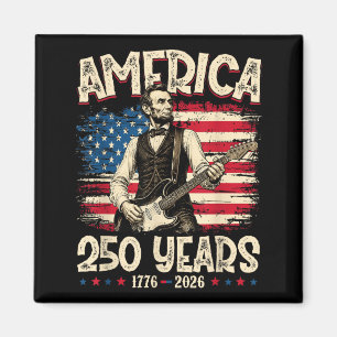 Aimant 250e anniversaire Usa 16e président 250 ans 4e