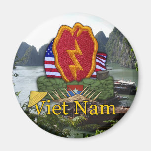 Aimant 25ème Vétérinaires de guerre de Vietnam de