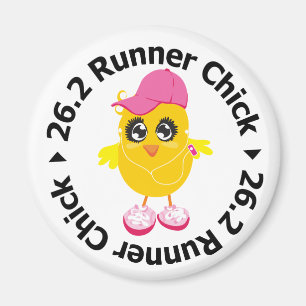 Aimant 26.2 Runner Chick