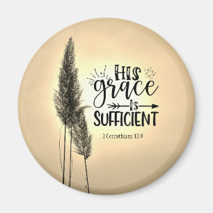 Aimant 2 Corinthiens 12:9 Sa grâce suffit