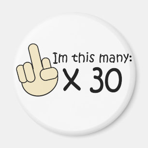 Aimant 30ème Anniversaire