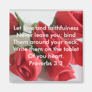 Aimant 3:3 de proverbes