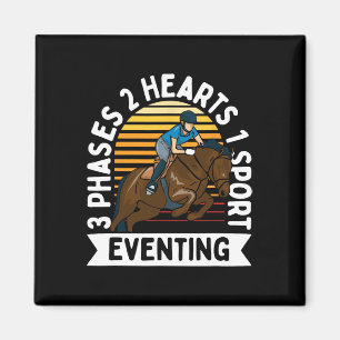 Aimant 3 Phases 2 Coeurs 1 Événement sportif - Equestre F